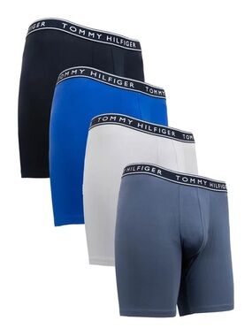 Tommy Hilfiger - Men's Stretch Cotton Boxer Shorts, 4 Pack